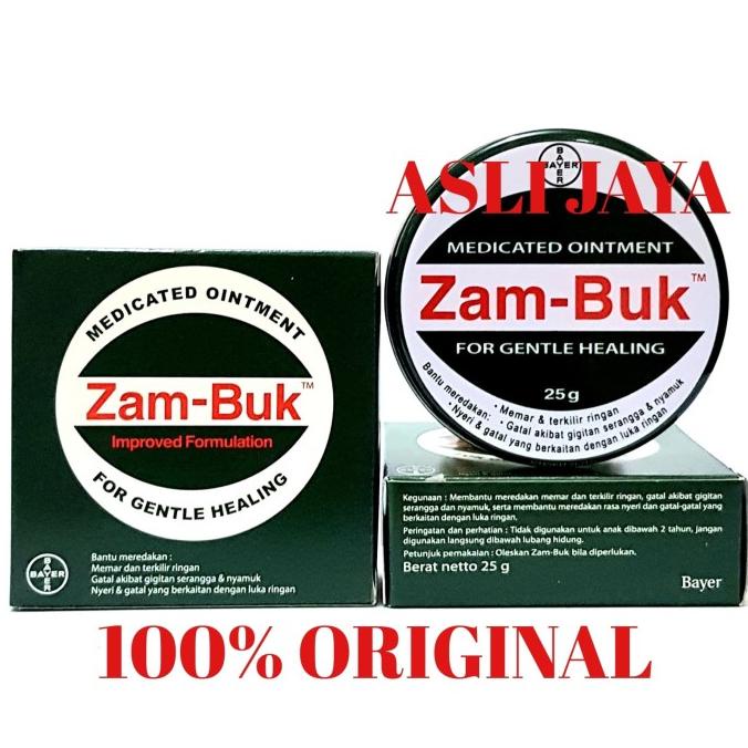 Zam-Buk 25g (Bayer)~Salep Memar|Nyeri|Terkilir|Gatal