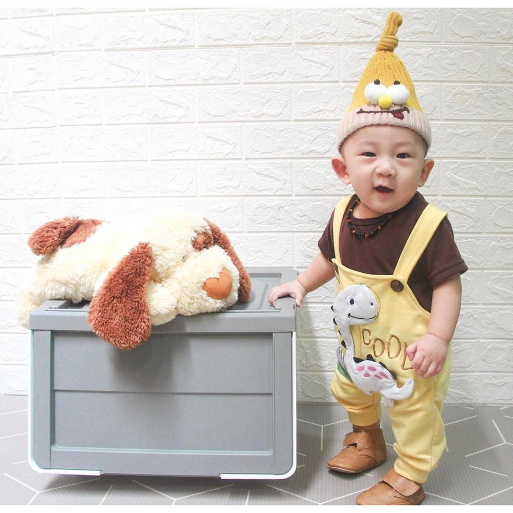 OVERALL BABY 1-2 tahun dobby the dino overall jumpsuit romper bayi terusan