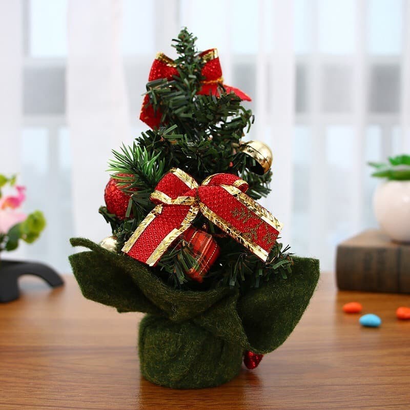 XTMF pohon natal mini christmas tree plastik PVC import