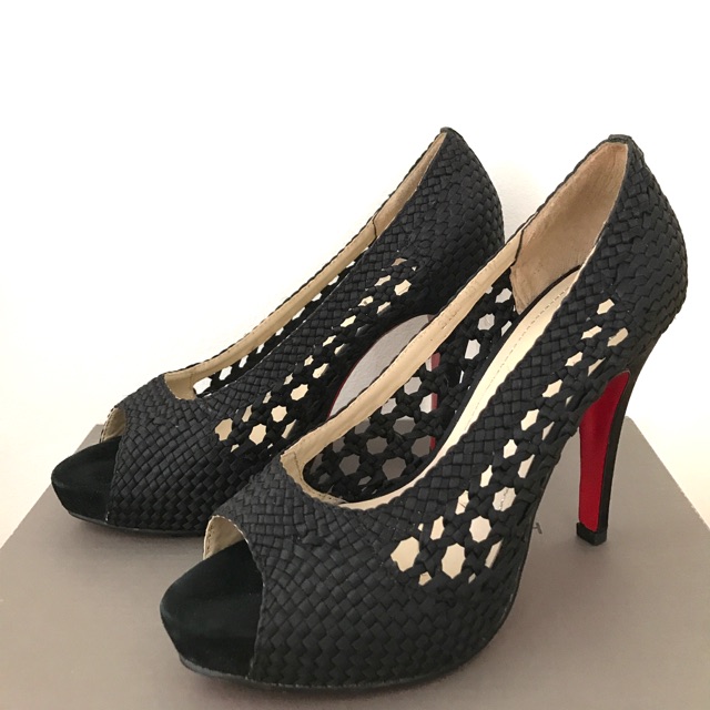 Rotelli Black High Heel Shoes (Preloved)