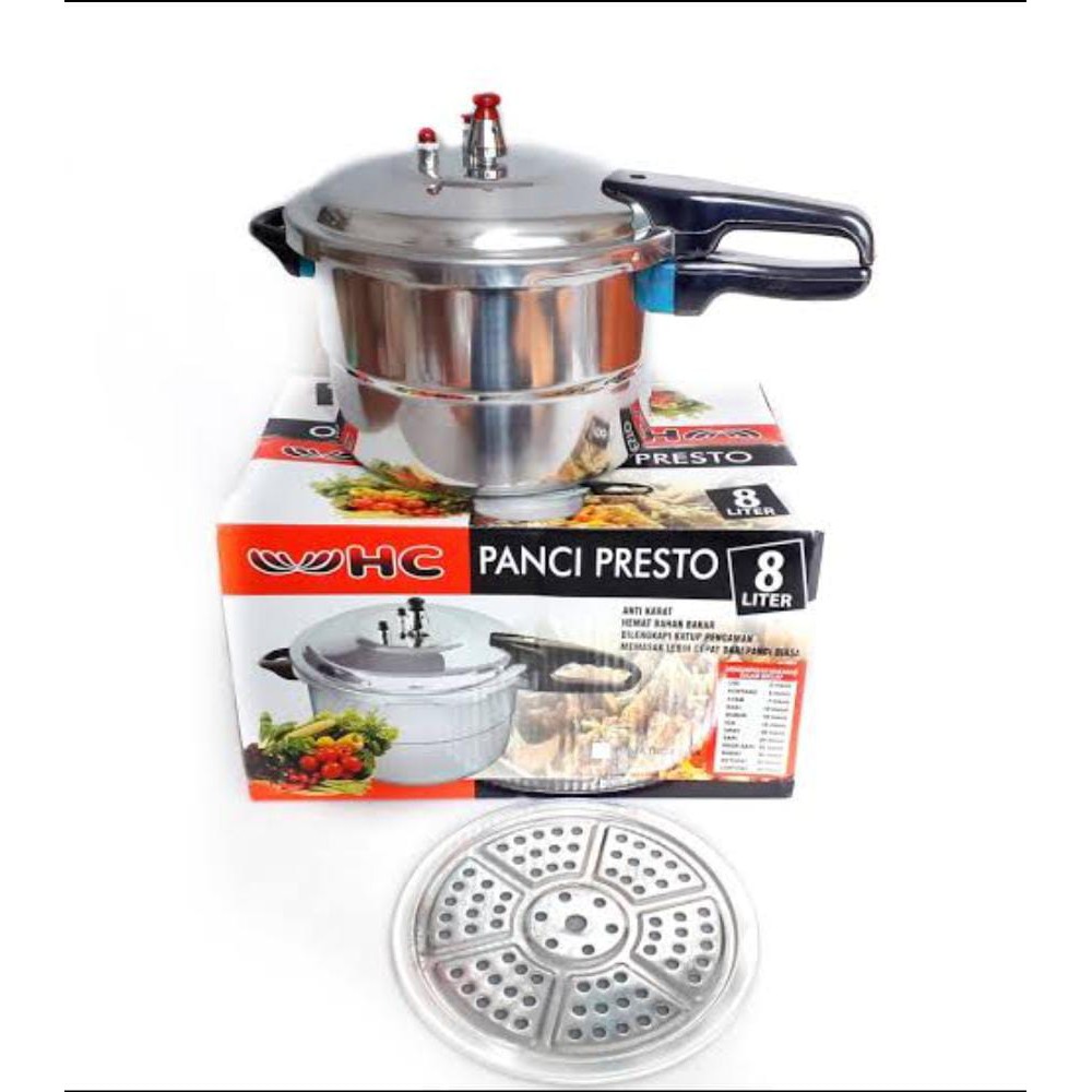 PANCI PRESTO 8 LITER - PRESSURE COOKER 8 LITER - HC - MOEGEN - Happy Call