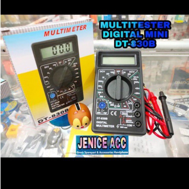 Jual Multitester Dt Digital Mini Multitester Avometer Digital Dt Multitester Avo Meter