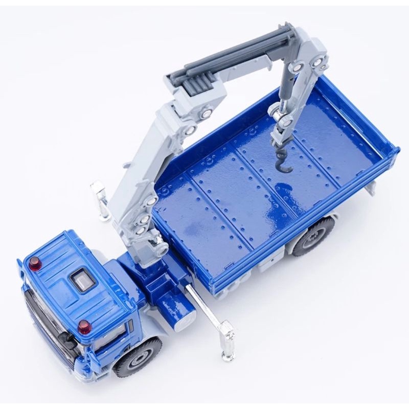 Diecast Truck KDW Atego With Crane Miniatur Alat Berat 1:50