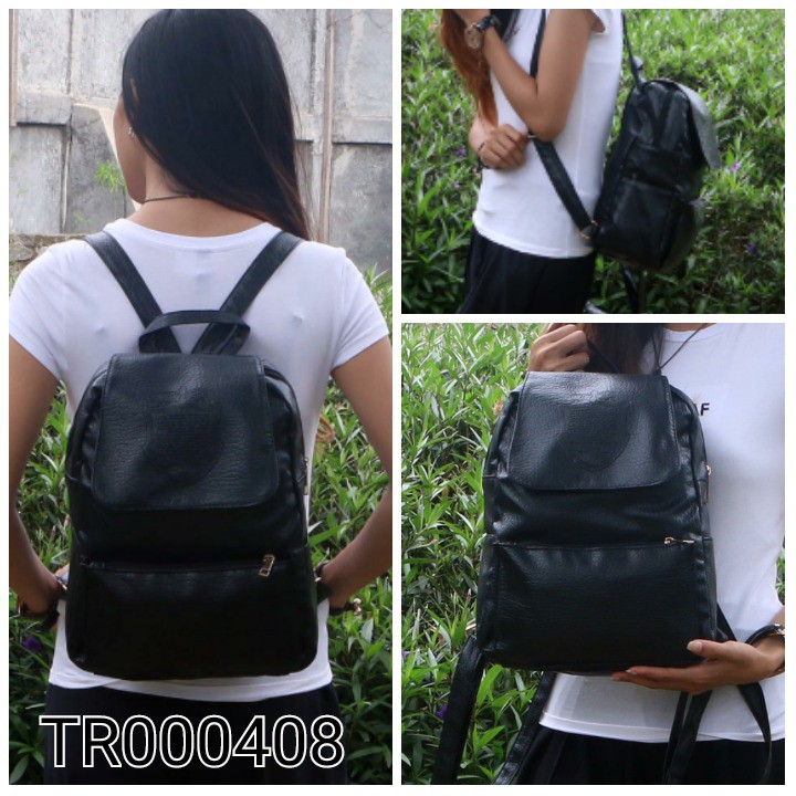 Tas Ransel Cowok Cewek Unisex / Jalan jalan Sekolah / Import TR000408 F-17