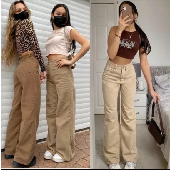 CELANA WANITA BAWAHAN HIGHTWAIST MOCCA// KULOT JEANS CREAM// KULOT MOCCA ELEGAN//BEST SELLER MOCCA//