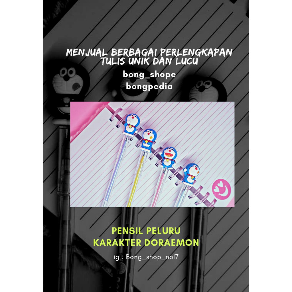 

Pencil Peluru Karakter Doraemon|Pensil Doraemon|Pensil Doraemon Unik