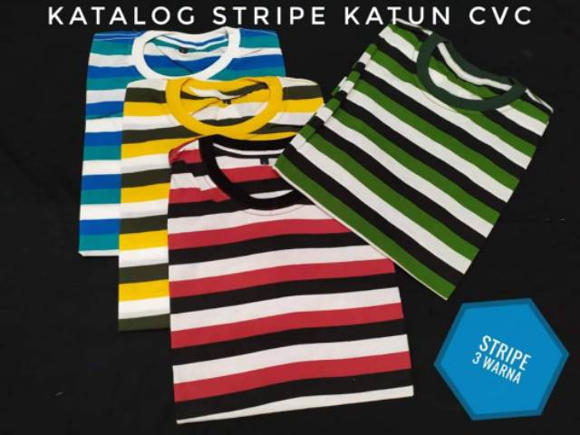 Kaos salur / kaos strip / kaos garis