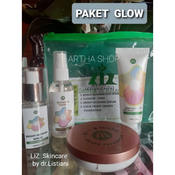 PAKET GLOWING LIZ Skincare dr Listiani