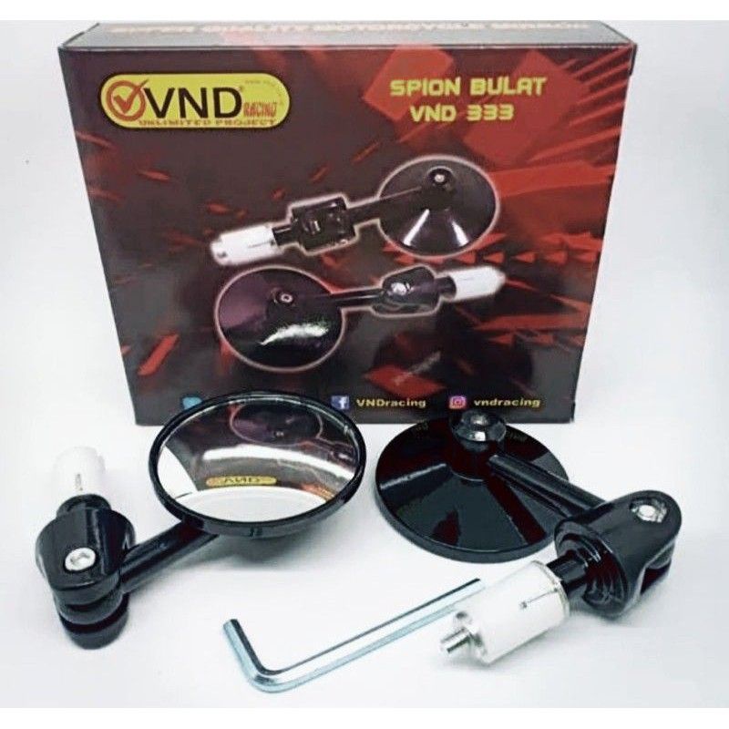 Spion Jalu Spion Bar End  Bulat VND Universal Nmax,Aerox,Pcx,Vario,Beat,Mio,Vespa,W175,Xabre,Vixion