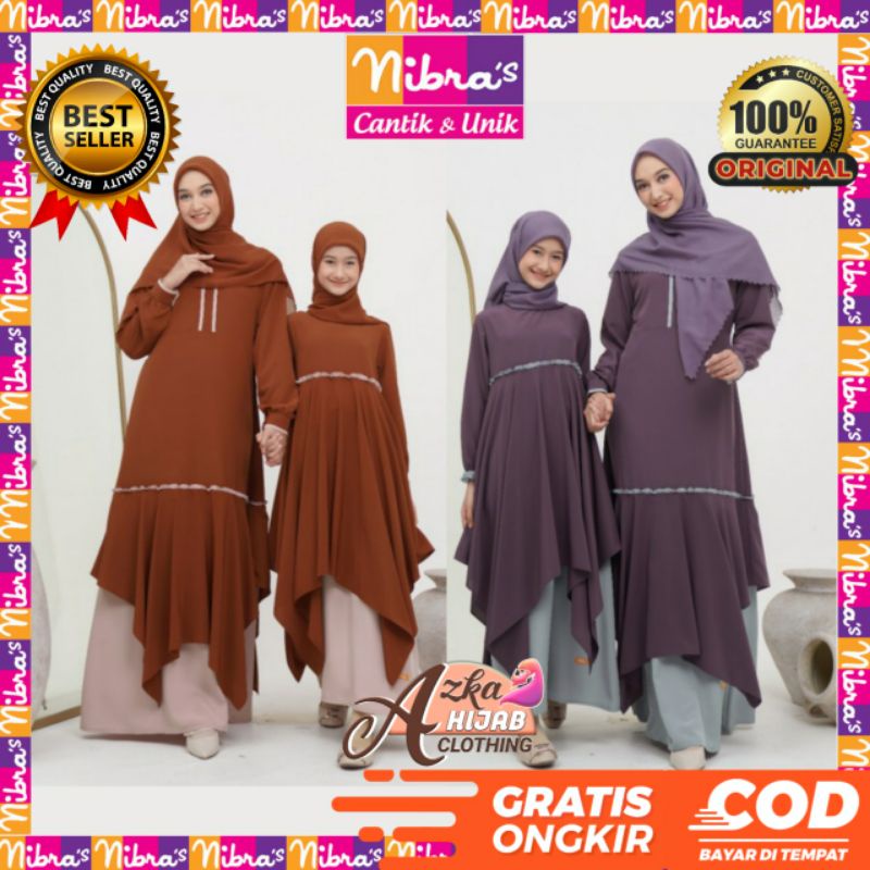 BAJU COUPLE NIBRAS NGC 008 NGCA 008 NIBRAS / BAJU MUSLIM COUPLE TERBARU NIBRAS NGC 004 / BAJU COUPLE