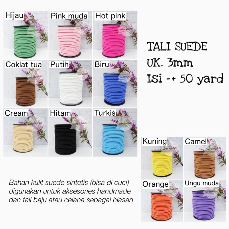 (roll) tali suede 3mm
