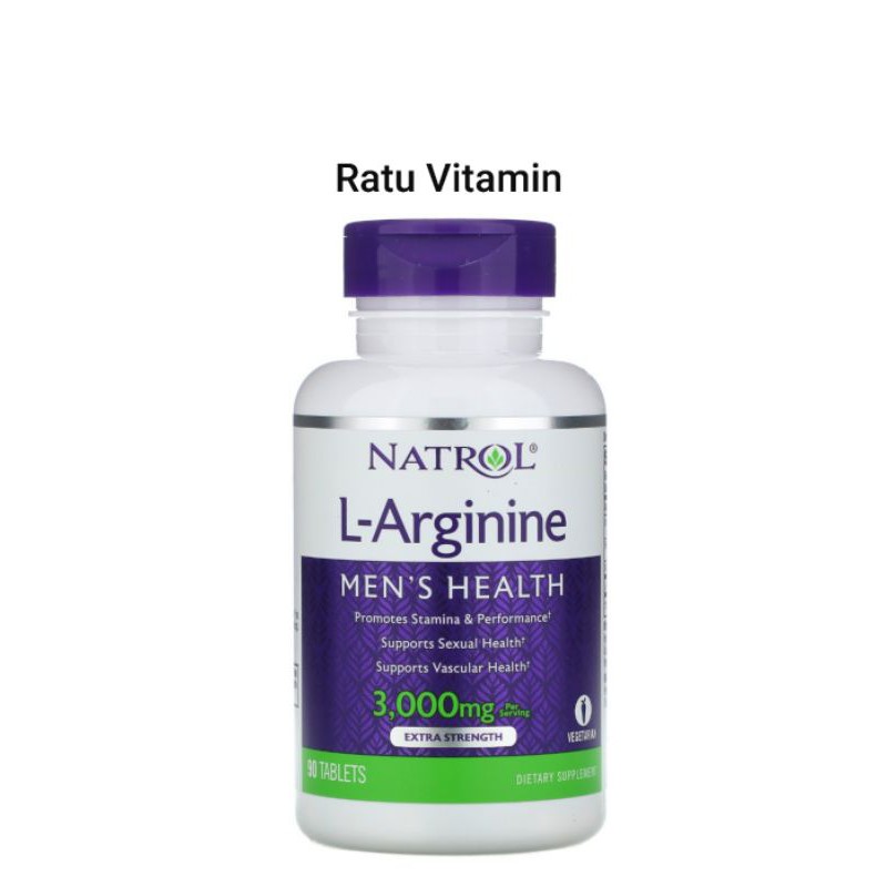 Natrol L-Arginine 3000 mg 90 Tablets