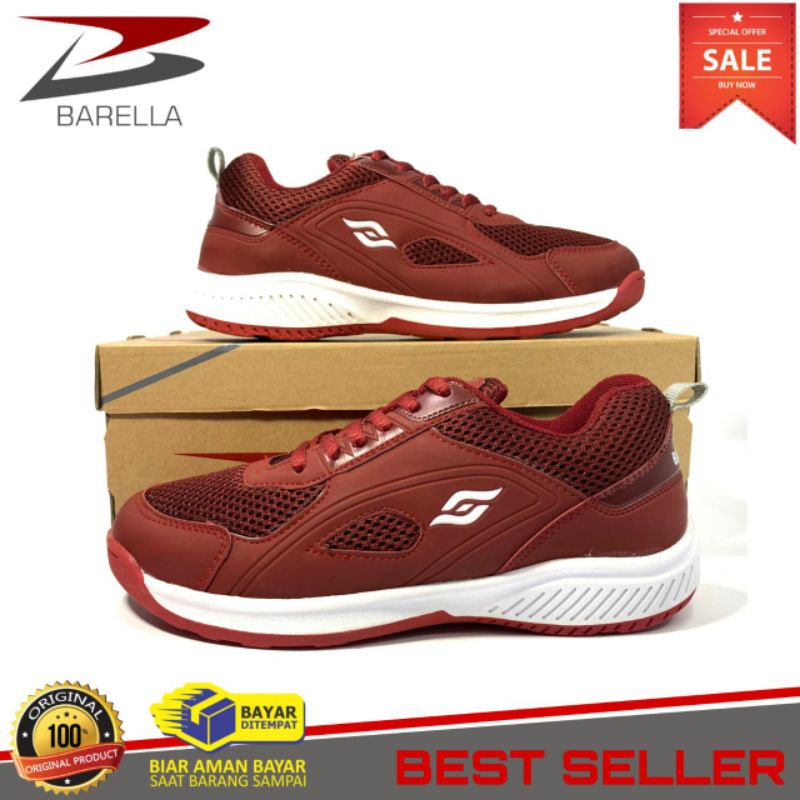 BARELLA sepatu pria badminton-sneaker kasual sport