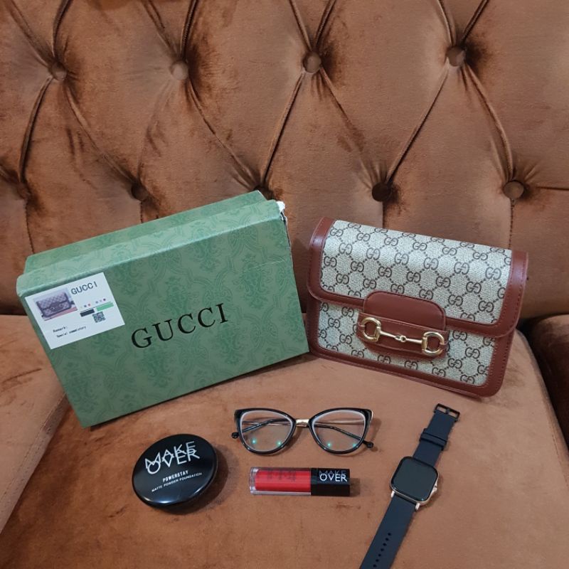 TAS SLEMPANG GUCCI FREE BOX
