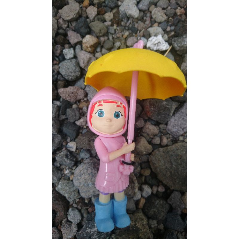 mainan preloved, set figure, rainbow ruby