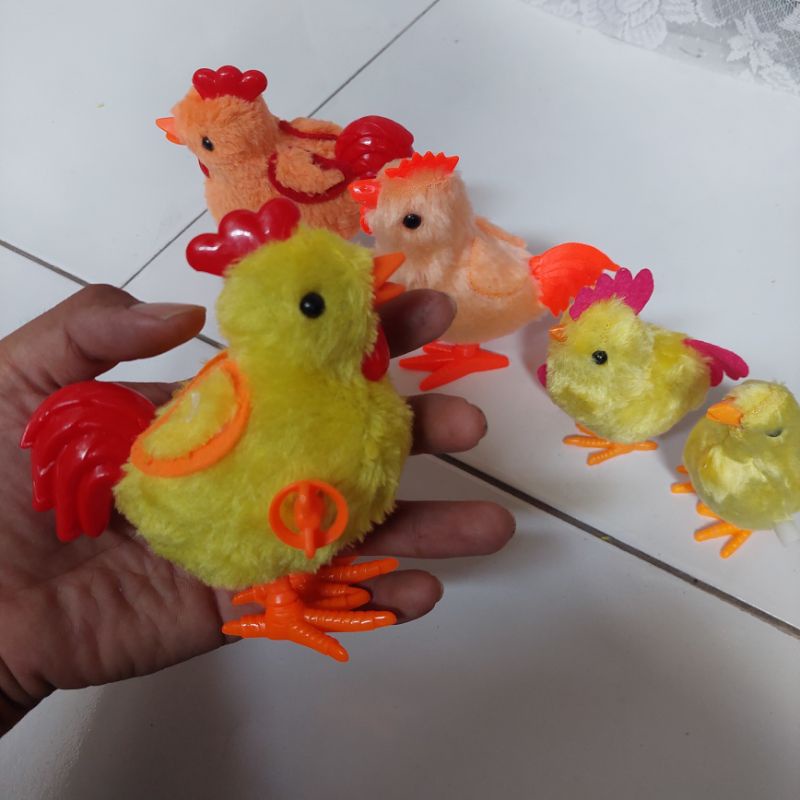 Mainan Ayam Ayaman Puter Bergerak Tanpa Baterai