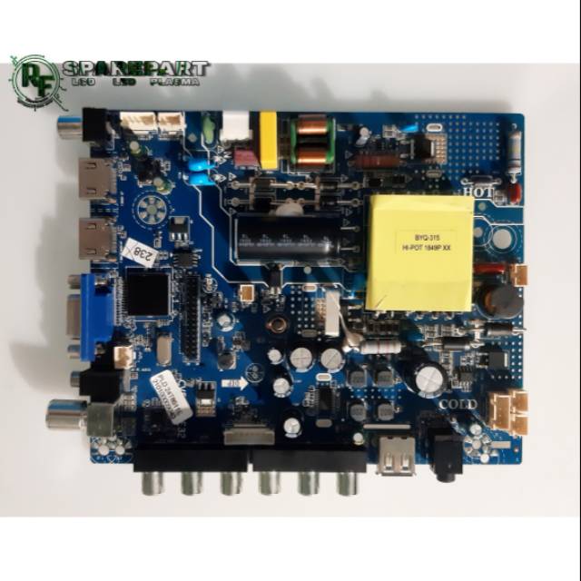 MB TV LED POLYTRON PLD 24T8511  Mainboard tv led polytron pĺd24t8511