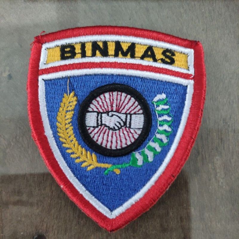 Logo Binmas Bordir Timbul 3d