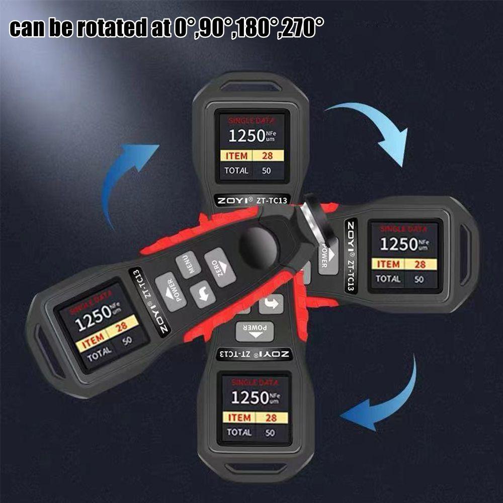 Top Coating Thickness Gauge New Upgraded High Quality LCD Display Untuk Mobil Cat Film Bubuk Onderdil Mobil &amp; Aksesoris Pengukur Ketebalan Tester