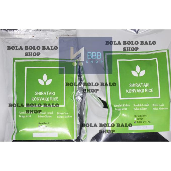 

Aseli Shirataki Konnyaku Rice / Beras Shirataki - Keto Diet - 500 Gr It'S Work