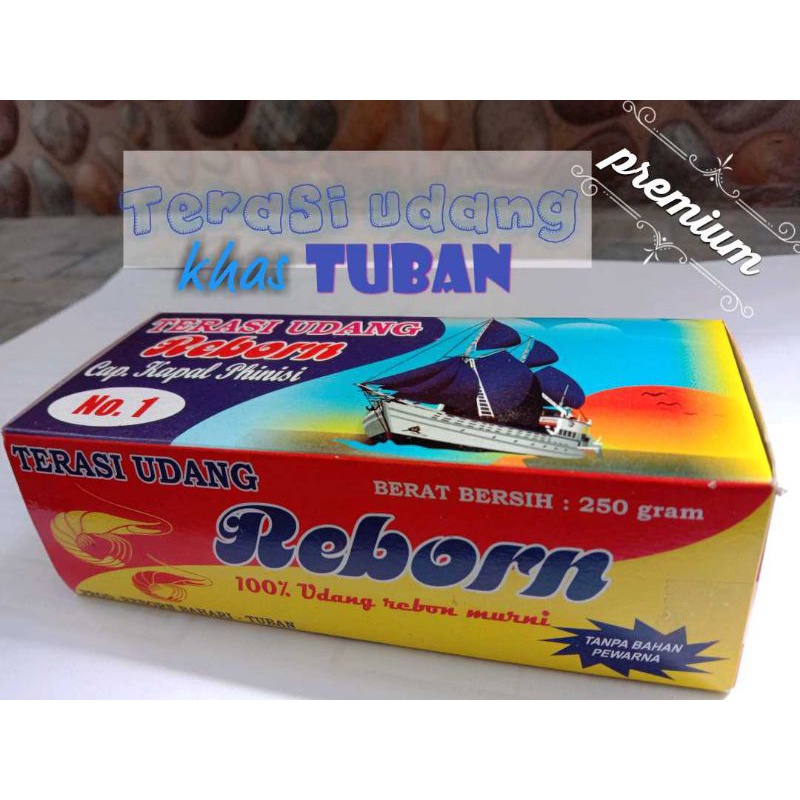 

Terasi Tuban cap kapal phinisi netto 250gr