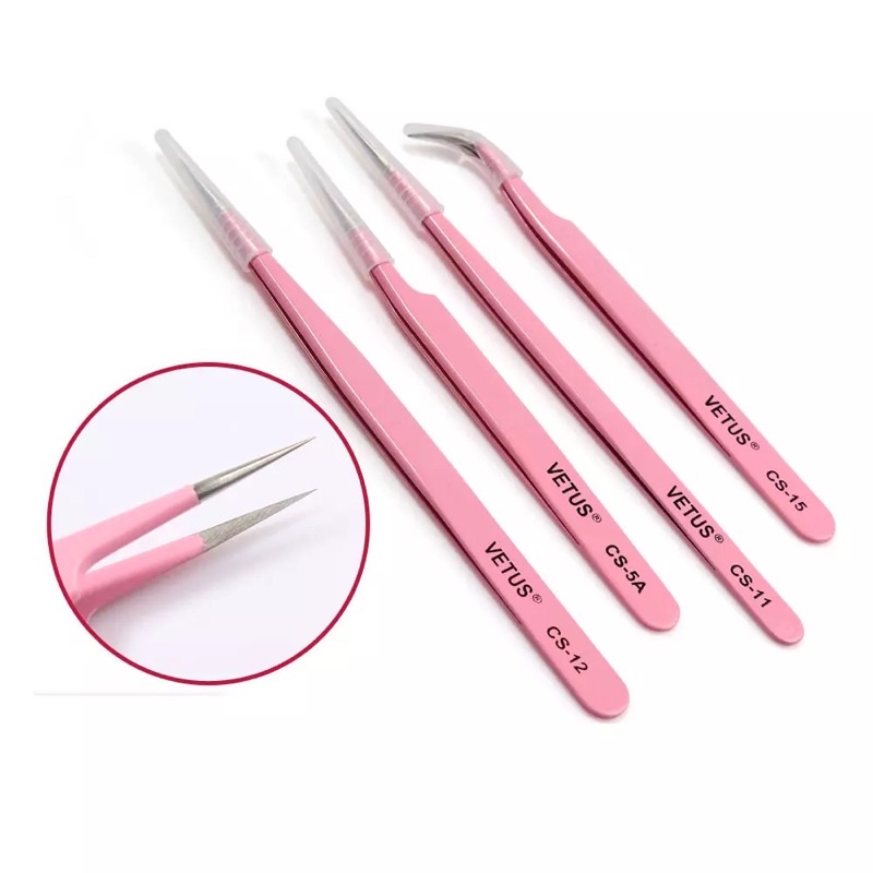 VETUS TWEEZER PINK ORIGINAL PINSET BULUMATA