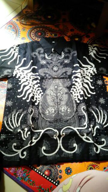 (1kg=5pcs) Kemeja Batik Lengan Pendek Batik Ori Nareswari Geber Lawas Batik Solo Seragam Batik Kerja