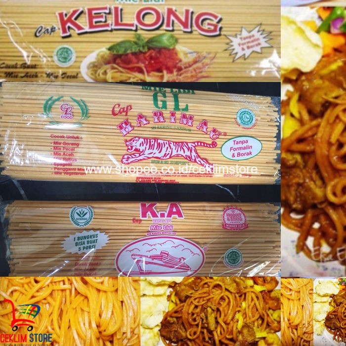 

Mie Lidi Untuk Mie Aceh, Pecal, Mie Lidi Mentah 500 Gr