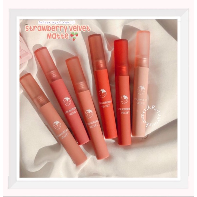 LIPGLOSS STRAWBERRY VELVET KISS BEAUTY MATTE NO. 70282-03
