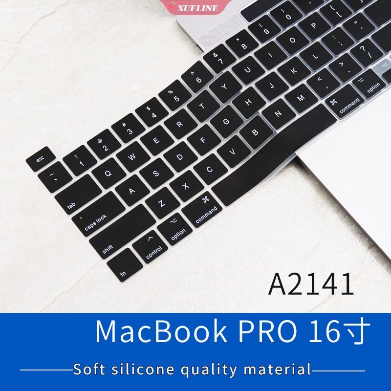 Cover Pelindung Keyboard Laptop Macbook 16 Inch A2141 / A2251 / A2289 Bahan Silikon Tahan Air Dan Debu