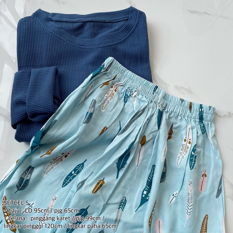 set baju celana KALLYOUTFIT-SETCEL S