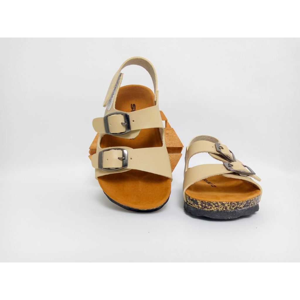 Sandal Anak Usia 1-2 Tahun Bahan Sintetis Lucu CHT4 CREAM