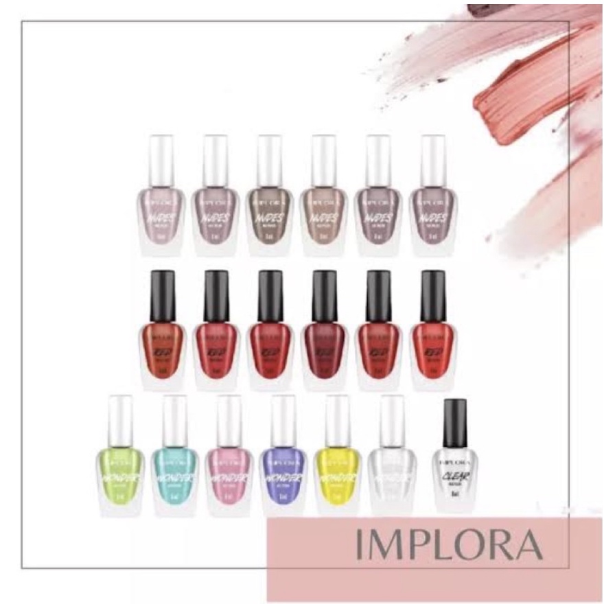 ORIGINAL NEW IMPLORA Nail Polish 8 ML Implora Kutek Cat Kuku