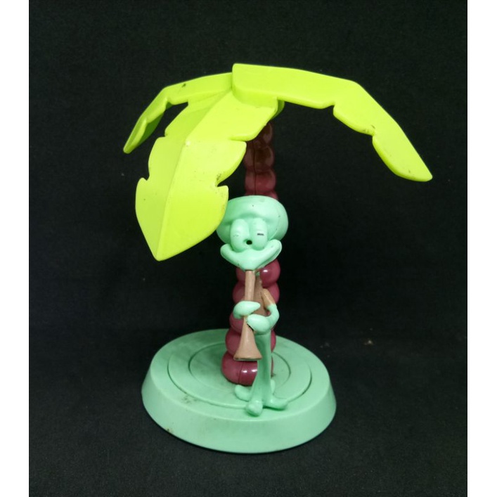 Action figure Spongebob McDonald Spongebob Happy Meal Patrick MCD Murah Meriah-26. Squidward Pohon