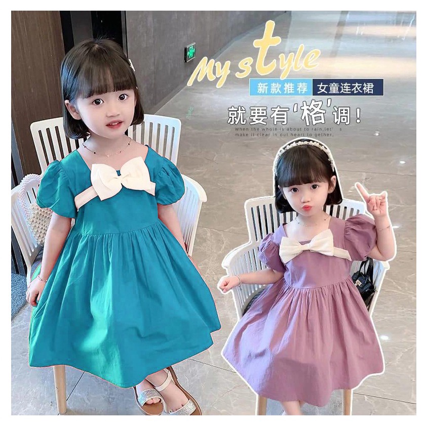 Mokokomo Dres Anak Perempuan Dres Cindy Dres Anak Cewek Dres Anak Korea Terbaru