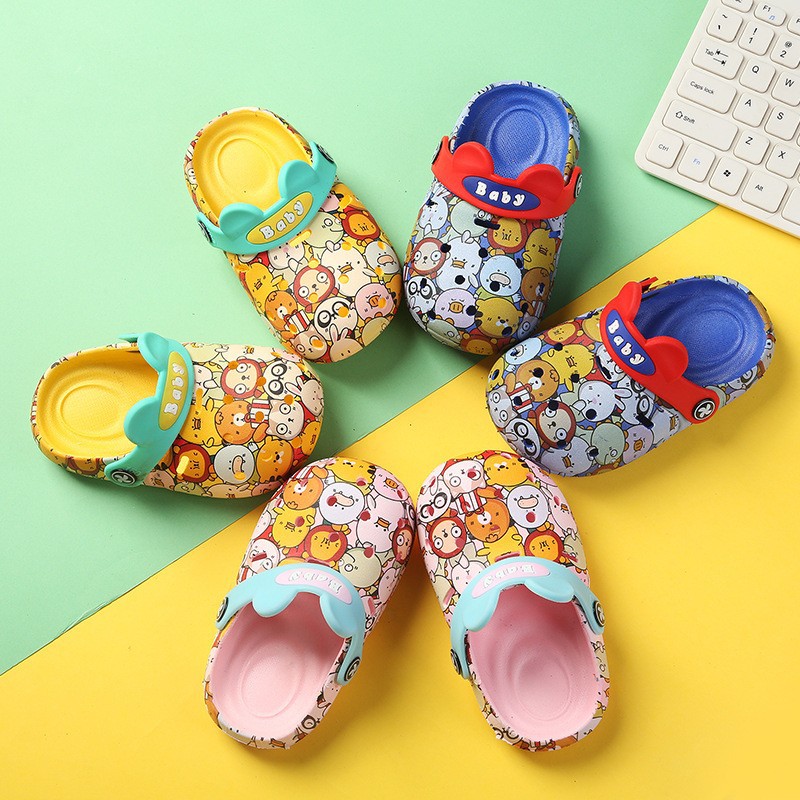 littlekiddoss SH2140 SH2141 Sepatu Sandal Anak Sendal Karet Anak Sandal Bapao Import