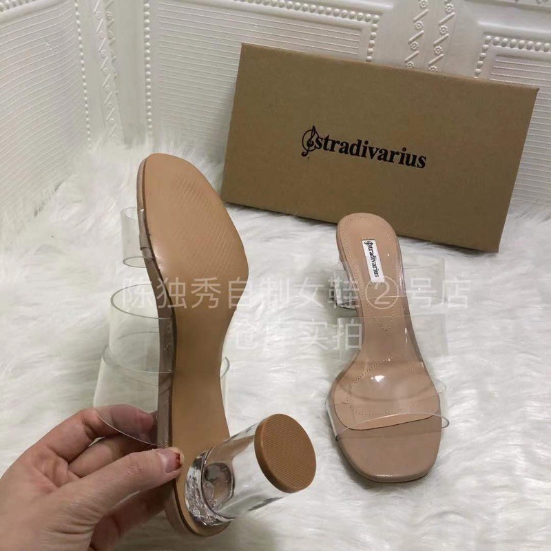 heels 6750/6516 sepatu sendal wanita import realpict