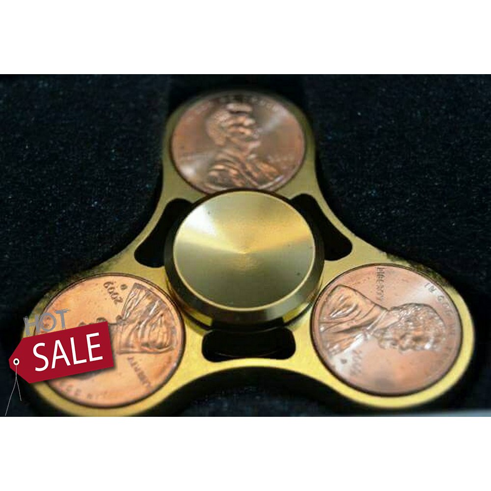 Hand Spinner 1 Cent Dollar Coin Fidget Spinner Terbaru