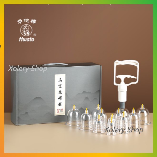 XIAOMI HWATO LITE Vacuum Cupping Device / Alat Kop / Alat Bekam 12 pcs