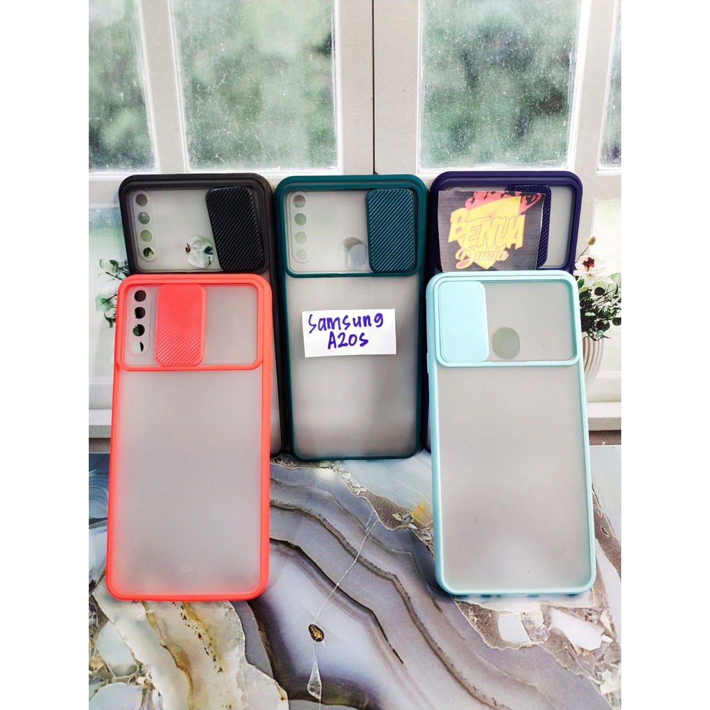 SAMSUNG A20S CASE SLIDE PROTECTION SLEDING KAMERA / CASE SLIDE SAMSUNG A20S - BENUA DUNIA