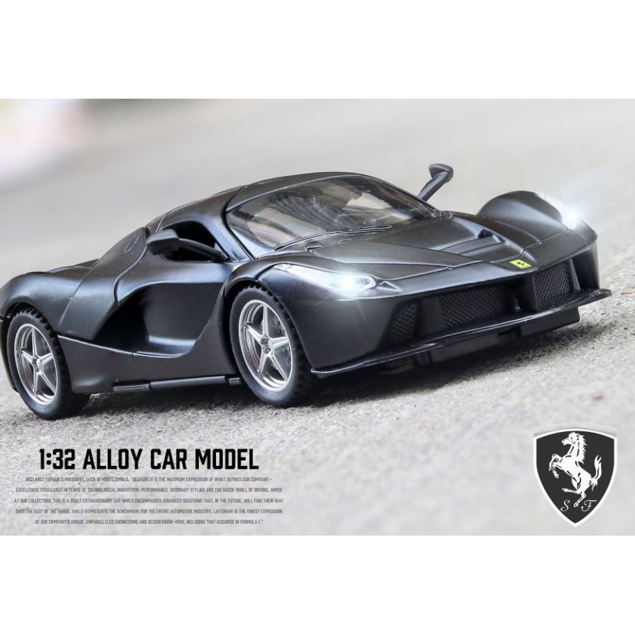 Diecast Ferrari Raphael 1:32 super hyper sports not LaFerrari Aperta 2 pintu terbuka + suara