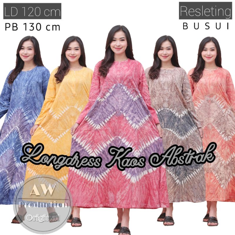 Daster Kaos Jumbo Lengan Panjang Busui Kekinian Termurah