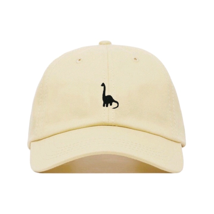 Topi Baseball Bordir Brontosaurus - Dino