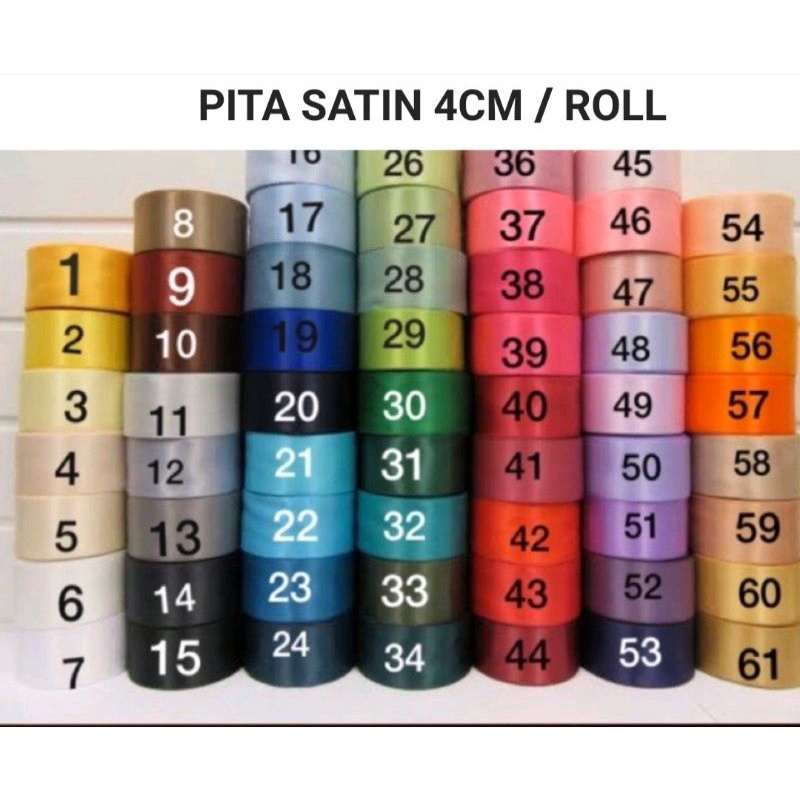 

Ready PITA SATIN 1 ROLL 4cm