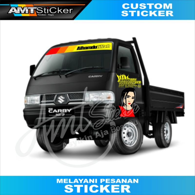 [Telaris] Stiker Decal Cabin Mobil Carry Stiker Mobil