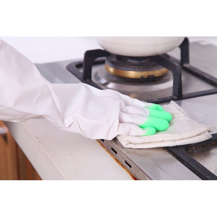 StarHome Sarung Tangan Cuci Piring Anti Licin - Sarung Tangan Berkebun Anti Slip - Gloves Latex