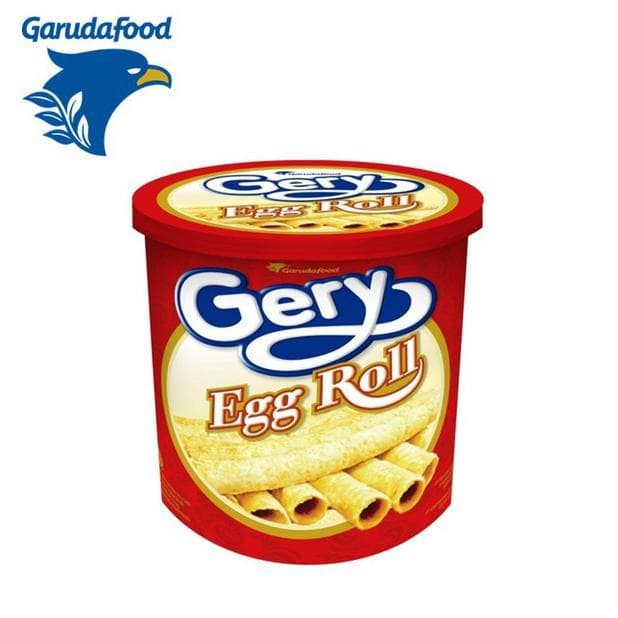 

GarudaFood Gery Egg Roll 210gram 210g 210 gram wafer rol garuda food