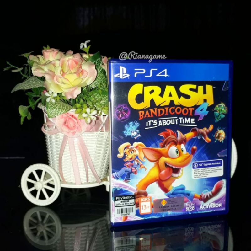 BD PS4 Kaset PS4 Crash Bandicoot 4 All About Time Game CD PS 4 Original Bekas Second