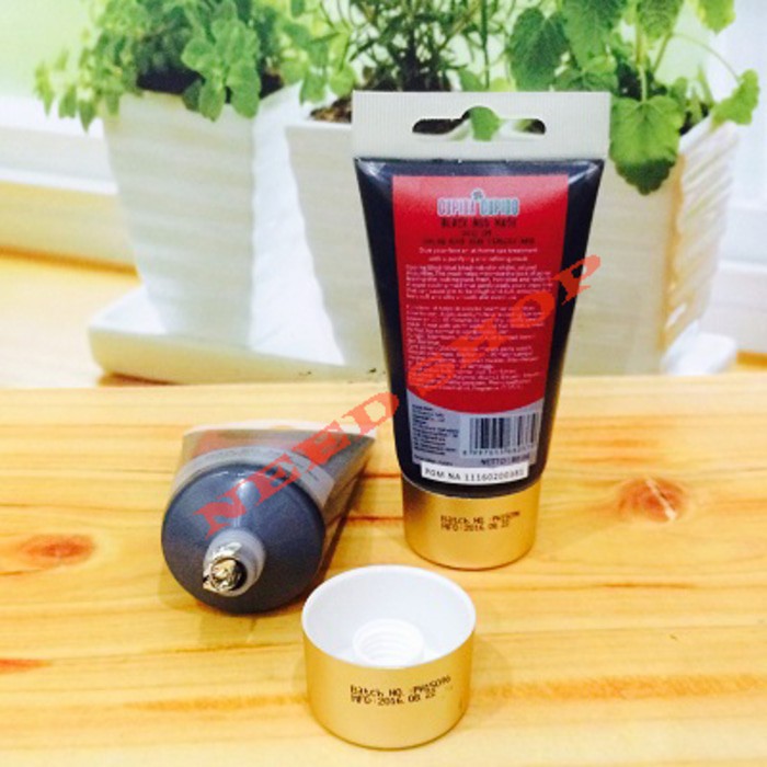 CUPIDA CUPICO BLACK MUD MASK / MASKER LUMPUR WAJAH BPOM 80 ML