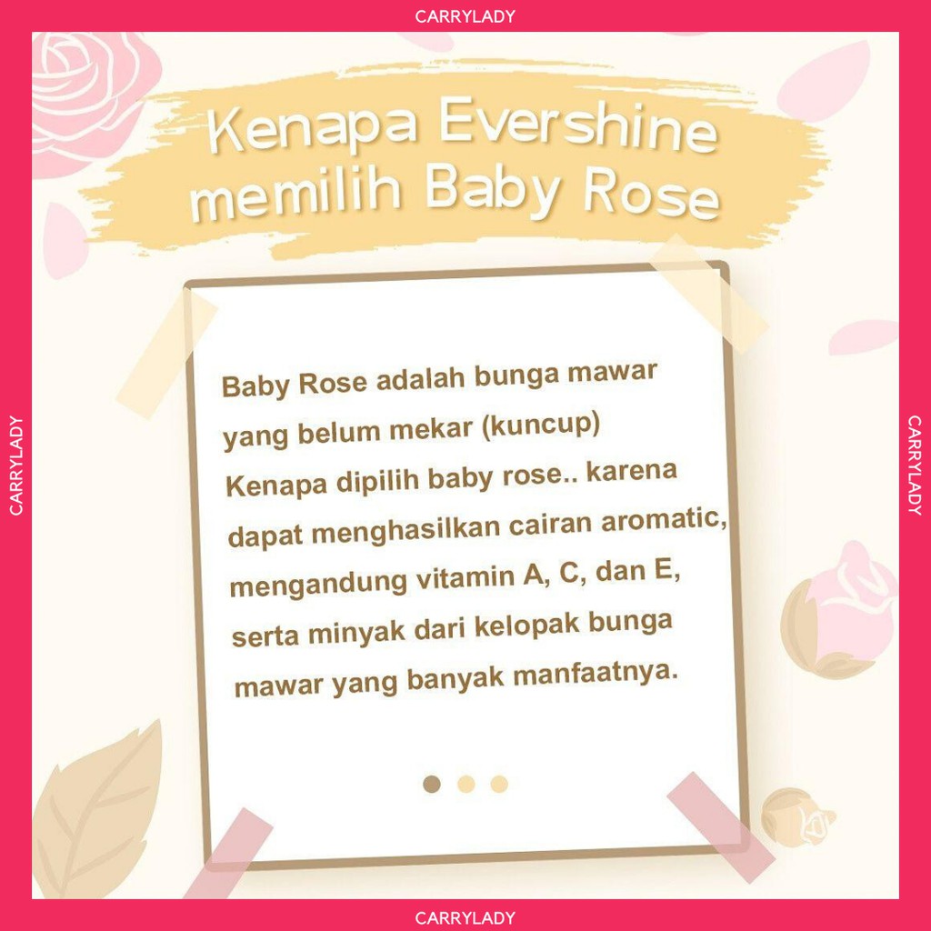 EVERSHINE ROSE FLOWER MASK NATURAL MASK ROSE MASK ORIGINAL